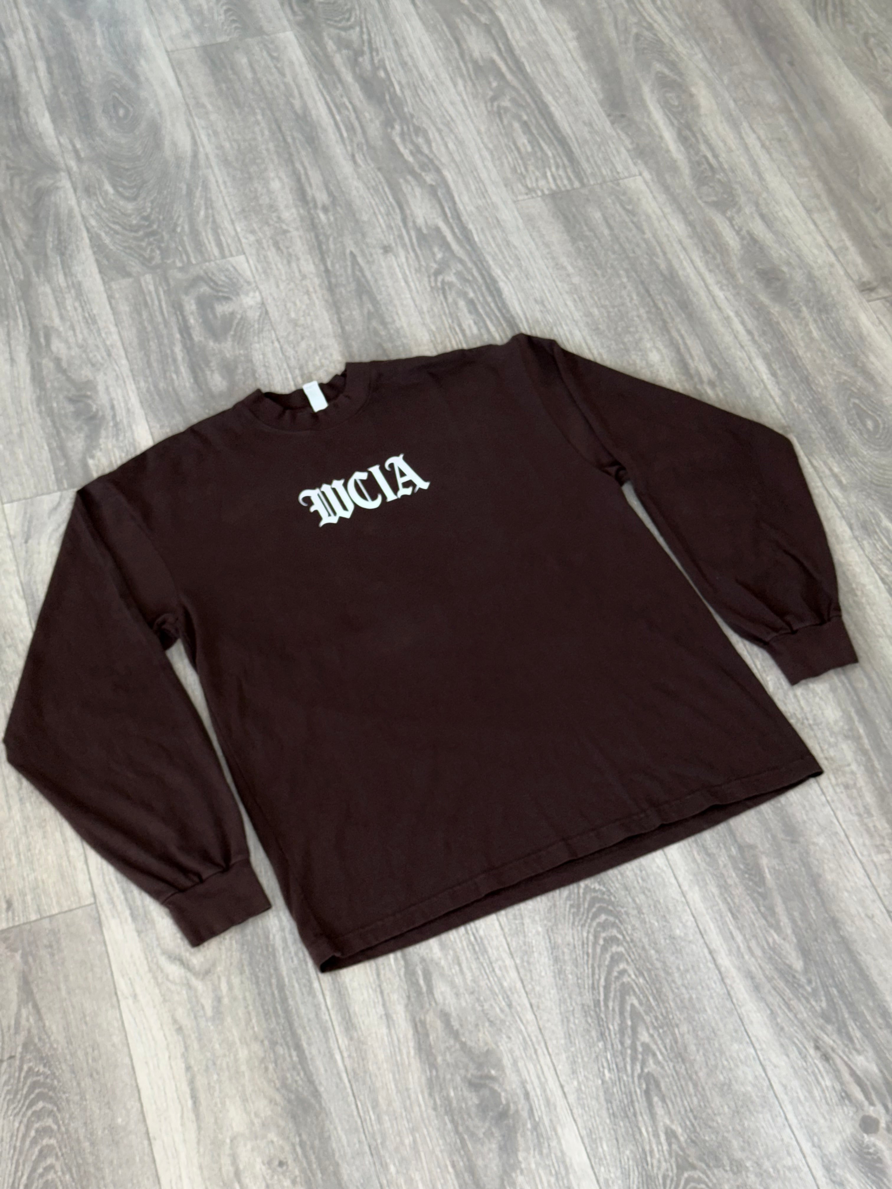 Brown Long Sleeve Coronado Bridge Graphic T-Shirt